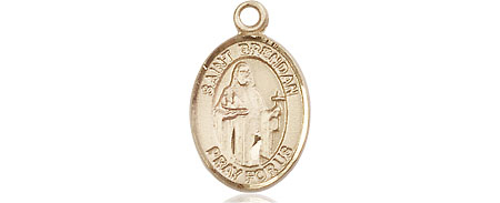 14kt Gold Saint Brendan the Navigator Medal