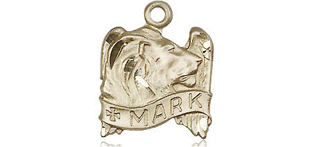 14kt Gold Saint Mark the Evangelist Medal