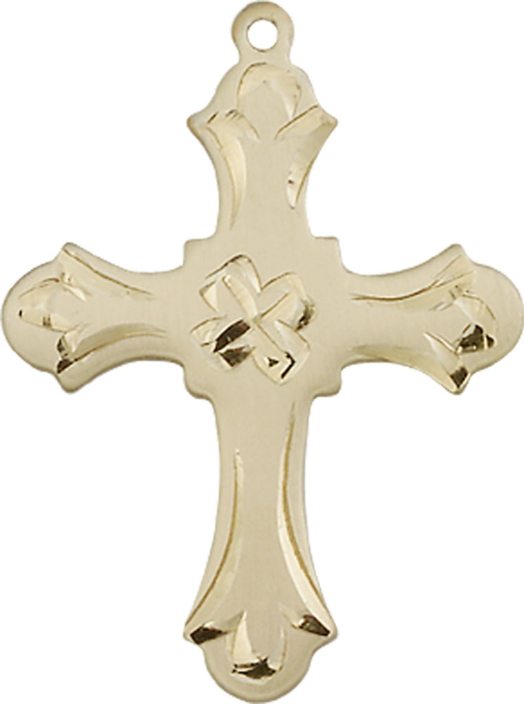 14kt Gold Filled Cross Medal