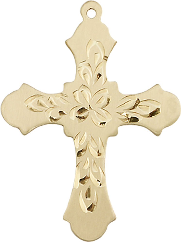 14kt Gold Filled Cross Medal