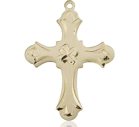 14kt Gold Cross Medal