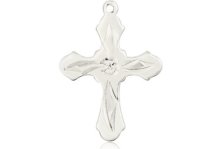 Sterling Silver Cross Medal