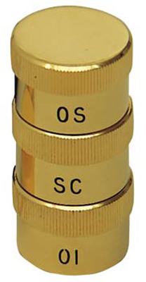 Triple Oil Stock, Gold Plated