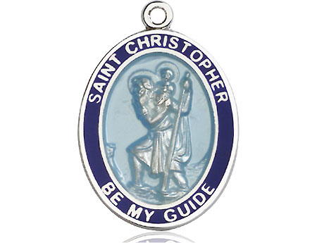 Sterling Silver Saint Christopher Medal