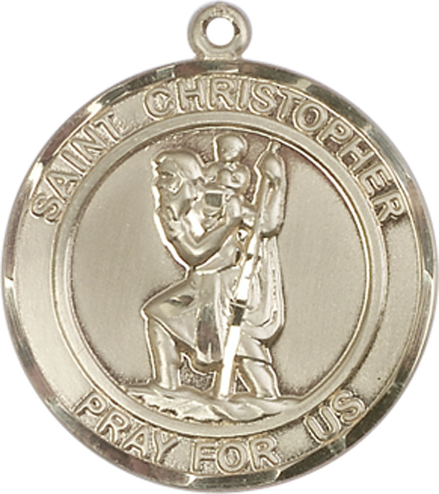 14kt Gold Filled Saint Christopher Medal