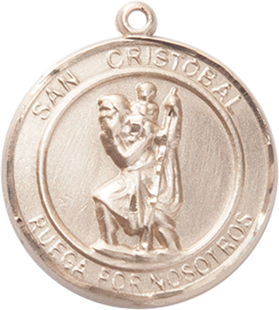 14kt Gold Filled San Cristobal Medal