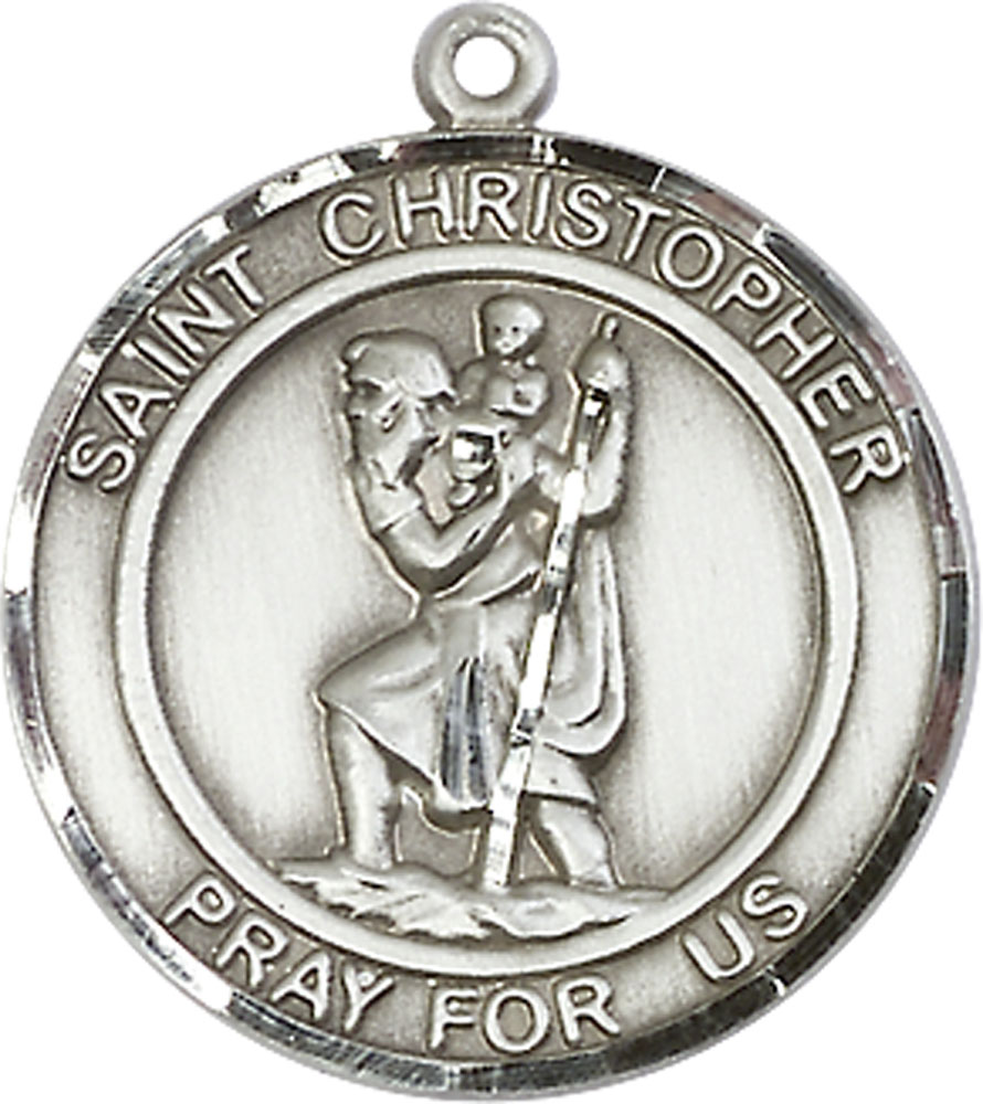 Sterling Silver Saint Christopher Medal