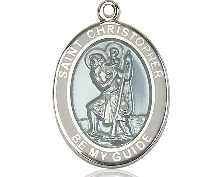 Sterling Silver Saint Christopher Medal