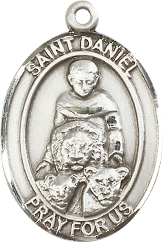 Sterling Silver Saint Daniel Medal