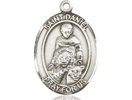 Sterling Silver Saint Daniel Medal