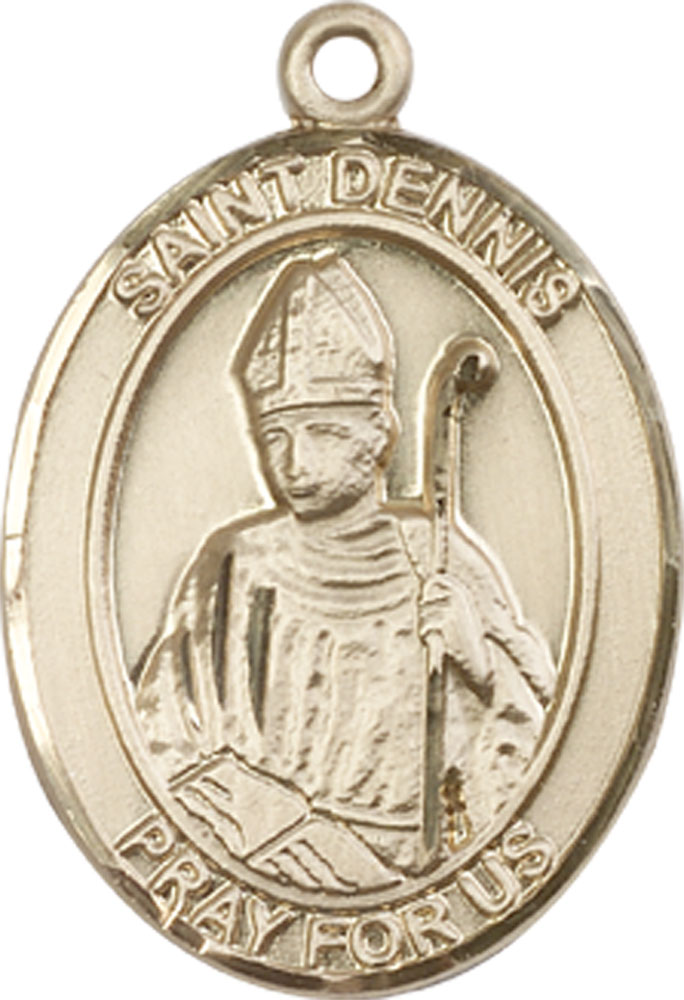 14kt Gold Filled Saint Dennis Medal