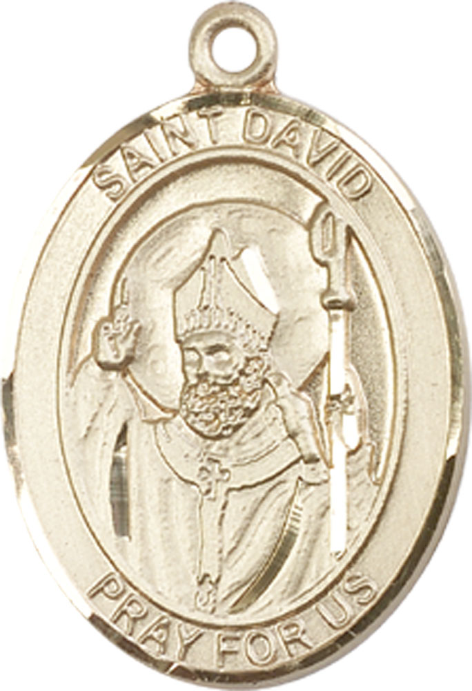 14kt Gold Filled Saint David of Wales Medal