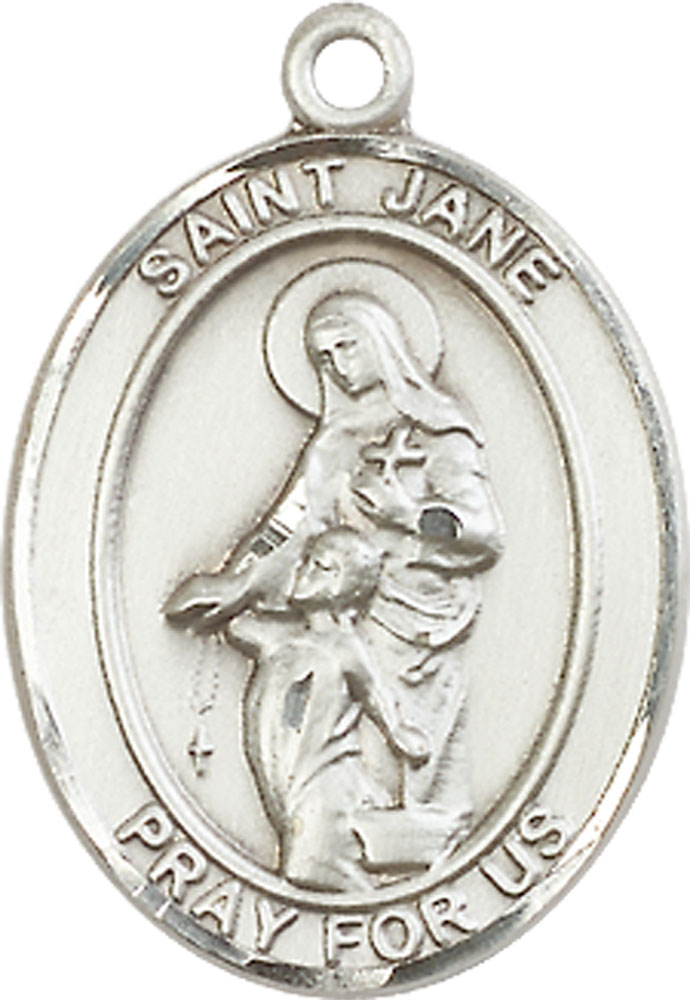 Sterling Silver Saint Jane of Valois Medal