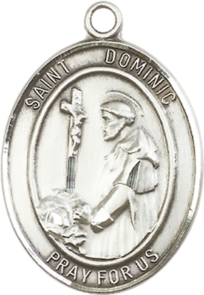 Sterling Silver Saint Dominic de Guzman Medal