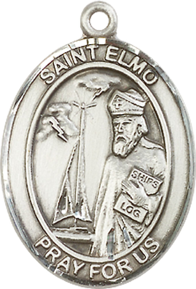 Sterling Silver Saint Elmo Medal