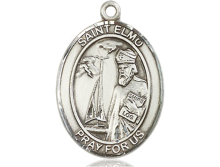 Sterling Silver Saint Elmo Medal