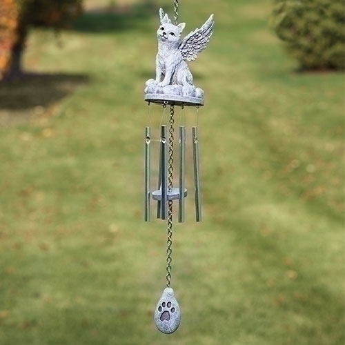 16.5&quot;L Cat Memorial Windchime