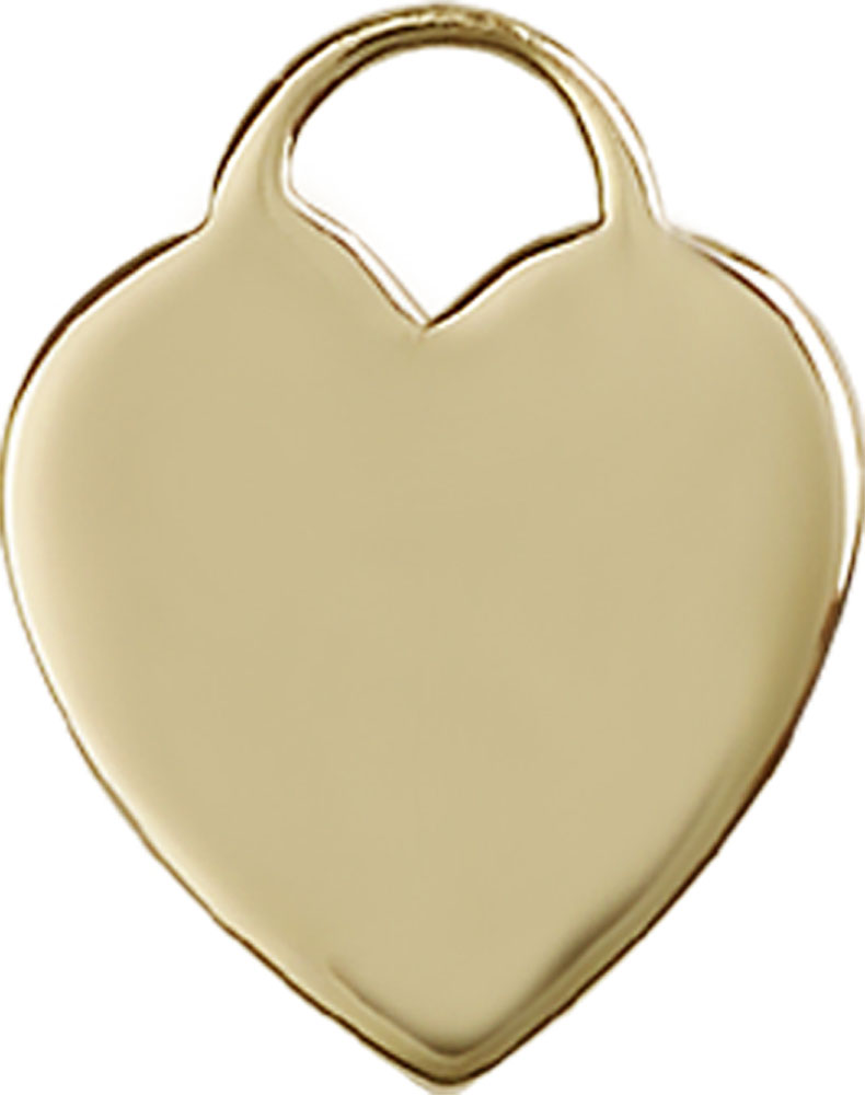 14kt Gold Filled Heart Medal