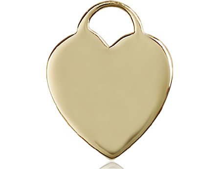 14kt Gold Filled Heart Medal