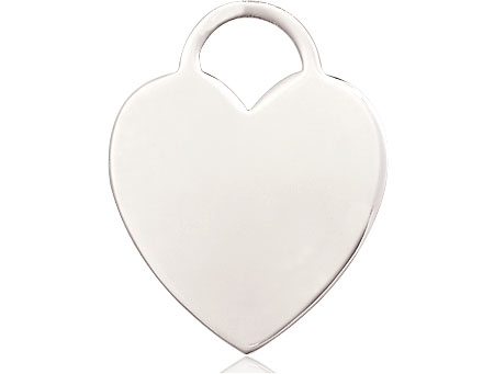 Sterling Silver Heart Medal