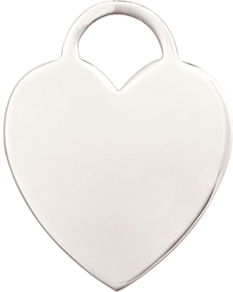 Sterling Silver Heart Medal