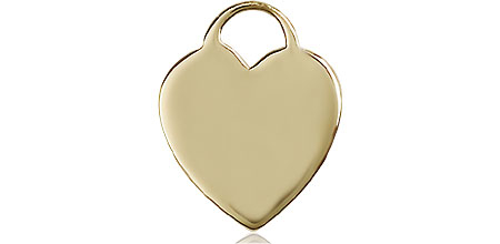 14kt Gold Filled Heart Medal