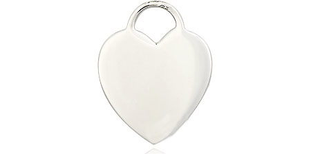 Sterling Silver Heart Medal