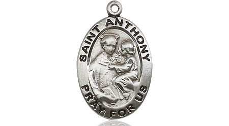 Sterling Silver Saint Anthony of Padua Medal