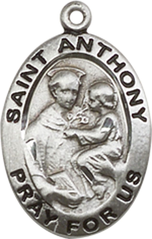 Sterling Silver Saint Anthony of Padua Medal