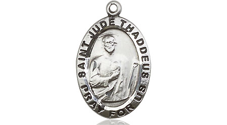 Sterling Silver Saint Jude Medal