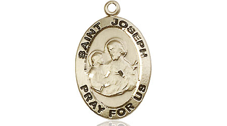 14kt Gold Filled Saint Joseph Medal