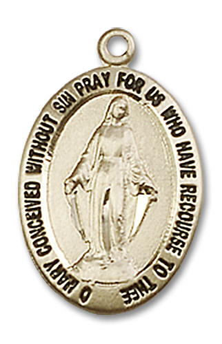 14kt Gold Filled Miraculous Medal