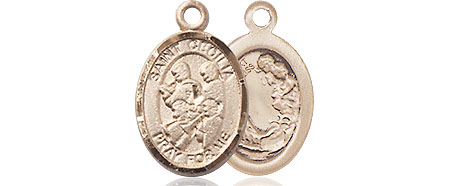 14kt Gold Saint Cecilia Marching Band Medal