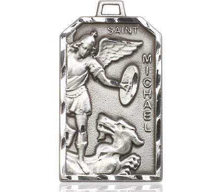 Sterling Silver Saint Michael the Archangel Medal