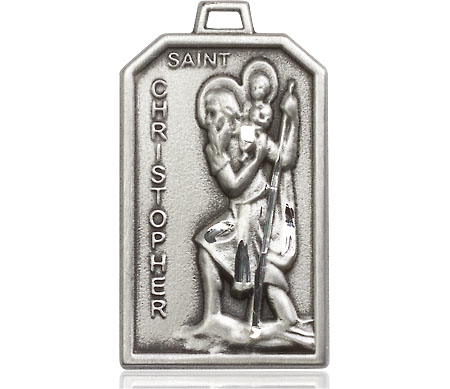 Sterling Silver Saint Christopher Medal