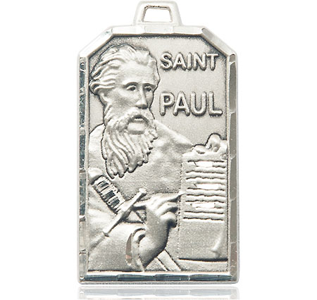 Sterling Silver Saint Paul the Apostle Medal