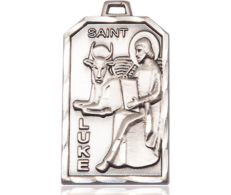 Sterling Silver Saint Luke the Apostle Medal