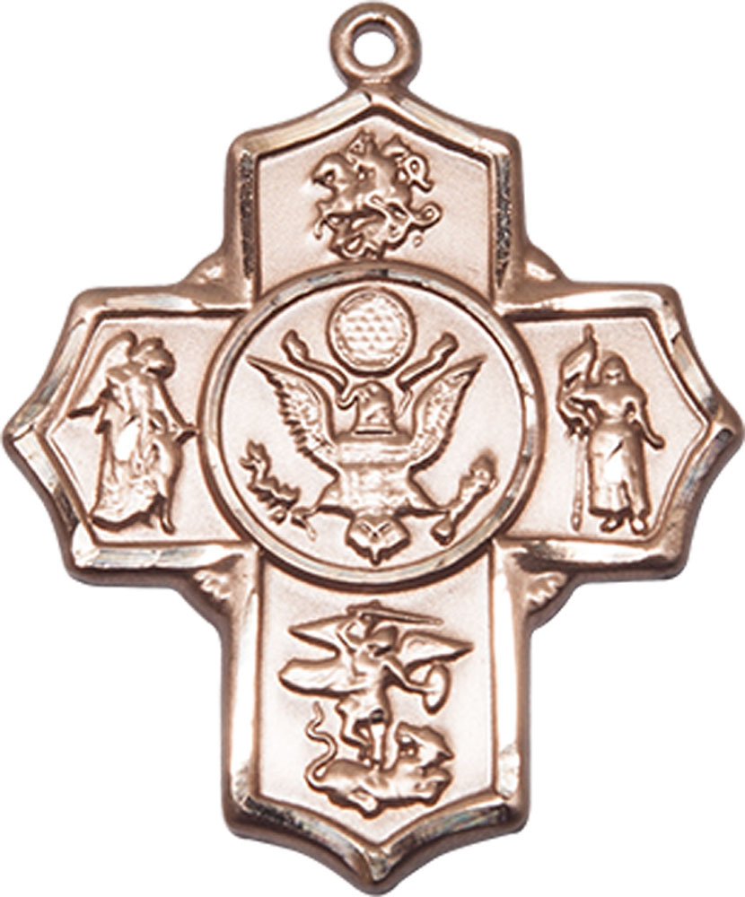 14kt Gold Filled 5-Way Army Medal