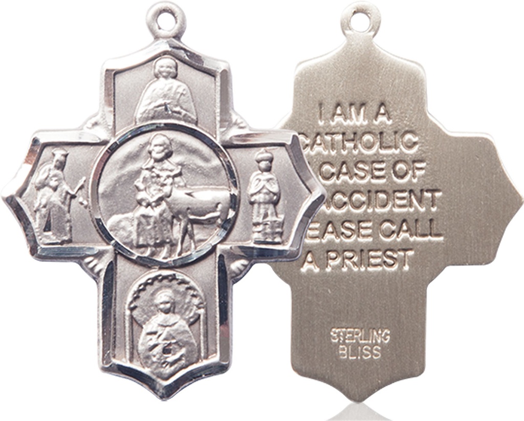 Sterling Silver 5-Way Special Needs Medal