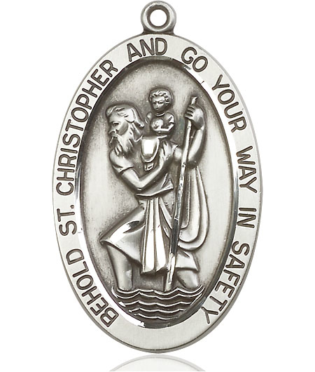 Sterling Silver Saint Christopher Medal