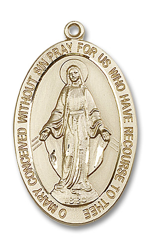 14kt Gold Filled Miraculous Medal