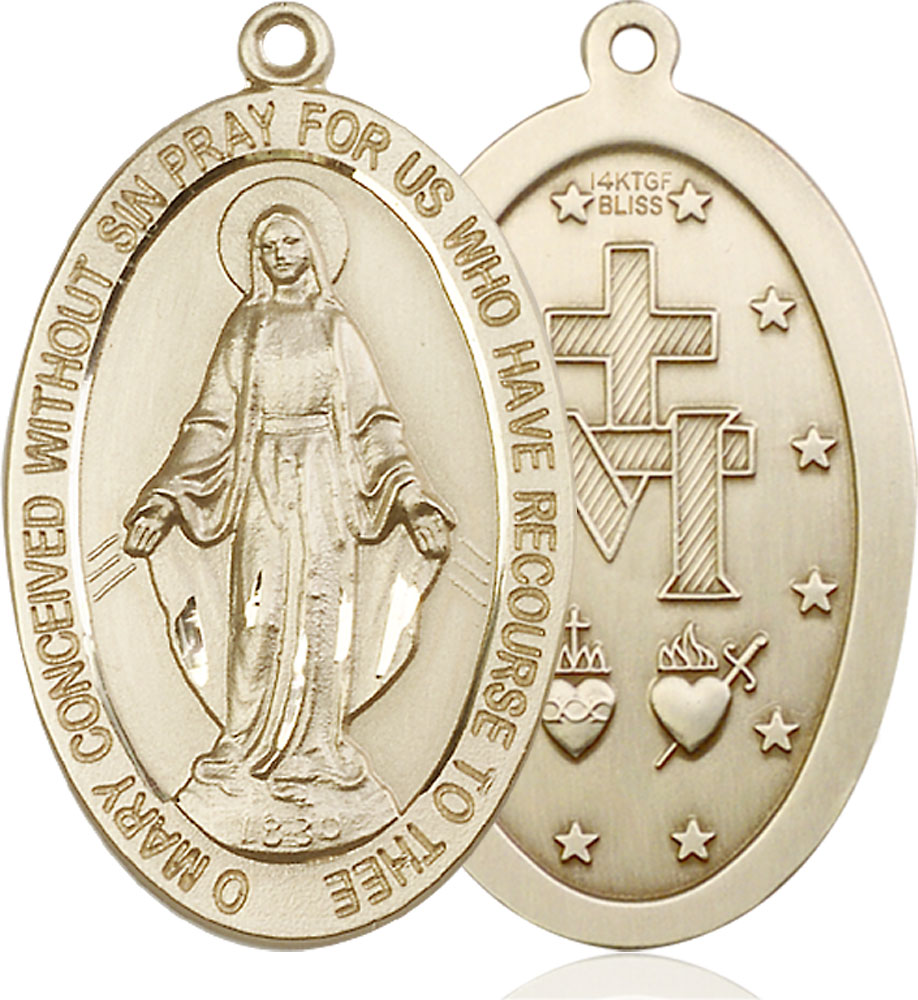 14kt Gold Filled Miraculous Medal