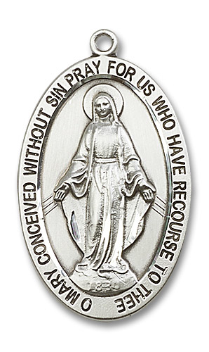 Sterling Silver Miraculous Medal