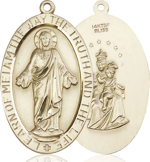 14kt Gold Filled Scapular Medal