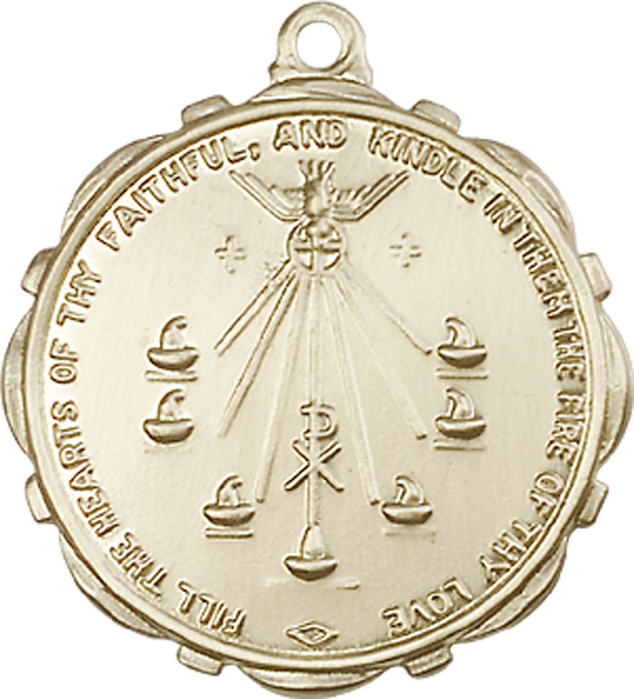 14kt Gold Filled Seven Gifts Medal