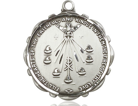 Sterling Silver Seven Gifts Medal