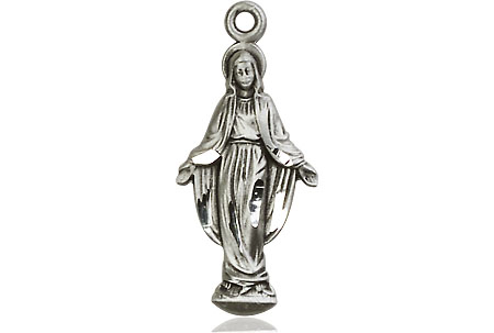 Sterling Silver Miraculous Medal - With Box