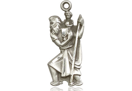 Sterling Silver Saint Christopher Medal