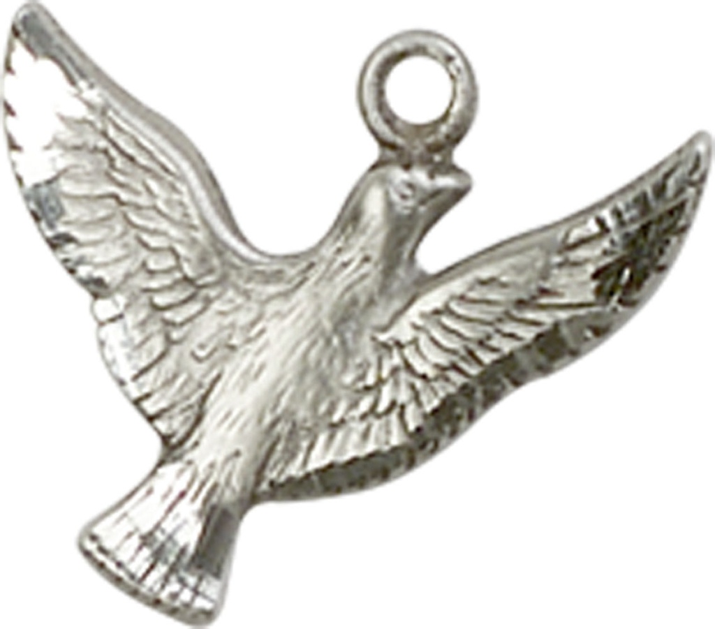 Sterling Silver Holy Spirit Medal