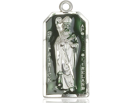 Sterling Silver Saint Patrick Medal